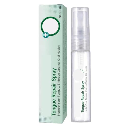 Tongue Repair Spray,So/re Tongue Relief,Breath Freshener Spray,So/re Mouth and Ton-GUE Treatment,Remove White Dirt,Instant Dry Mouth Relief,Moisturizing,Natural Ingredients,Mild and Non-Irritating