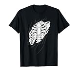 Photo Gallery scheletro design a coste – maglietta strappata look halloween maglietta Photo Gallery scheletro design a coste – maglietta strappata look halloween maglietta