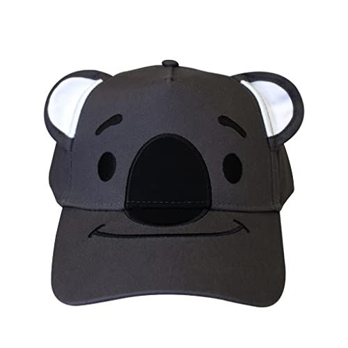 San Diego Zoo Koala Youth Baseball Cap, Gray & Black Kids