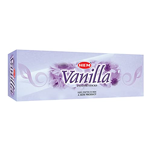 Hem Vanilla Incense Sticks (6 Packets Of 20 Sticks Each) by HEM - Used condition - CA$15.25