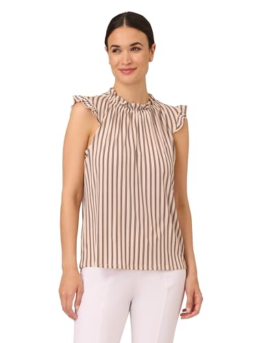 Image of Adrianna Papell Women's Ruffle Mock Neck Tank