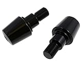  2EXTREME Lenkergewicht, Alu, schwarz, kompatibel für Diverse Yamaha Originallenker, Paar