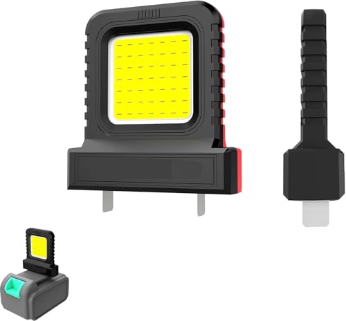 High Brightness Floodlight - for All Power Tool Batteries,Flood Light for Job Site,Lithium Battery Lighting Light for Electric Tools,Power Tool Lithium Battery Multiple Universal LED Work Lights
