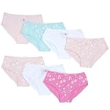 Prénatal, Mutande Bambina, 7 Slip Bambina, in Morbido Cotone, Diversi Colori Inclusi Inclusi