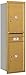 Salsbury Industries 3714S-2PGRP 4C Horizontal Mailbox, Gold