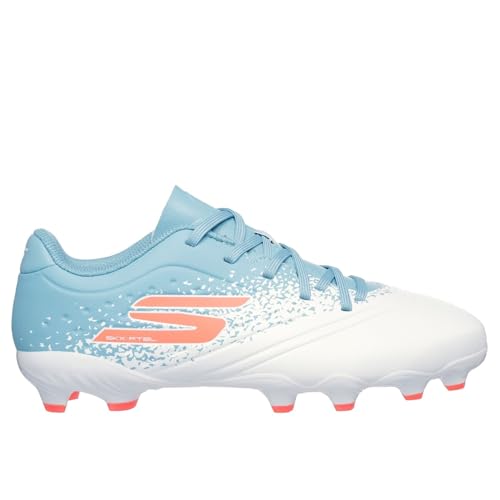 Chaussures de football Skechers Jr pour garçon blanc et bleu pointure 38
