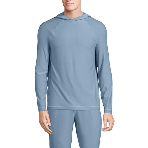 Lands' End Men's Long Sleeve Weekend Weight Hoodie