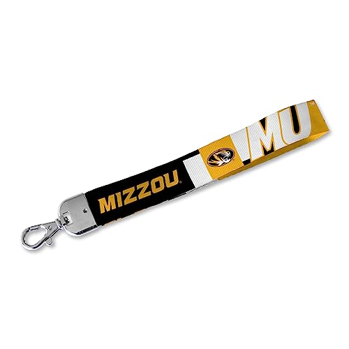 Lanière de poignet Missouri Tigers avec mousqueton métal haute résistance