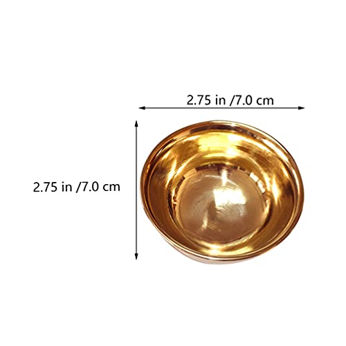 Patkaw 06SZB159G409EX 7Pcs Copper Offering Bowl Set Buddhist Water Bowls Tibetan Worship Cup Holy Water Bowl Buddhist Alar Supplies thumb #1