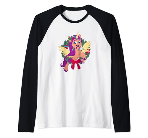 T-shirt baseball My Little Pony Sunny pour Noël | Raglan manches longues