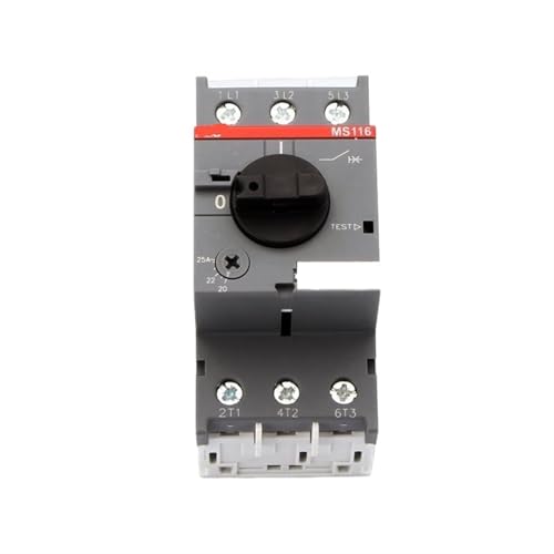 Interruptor disyuntor de motor contra sobrecargas eléctricas MS116 protector magnetotérmico 1A 2