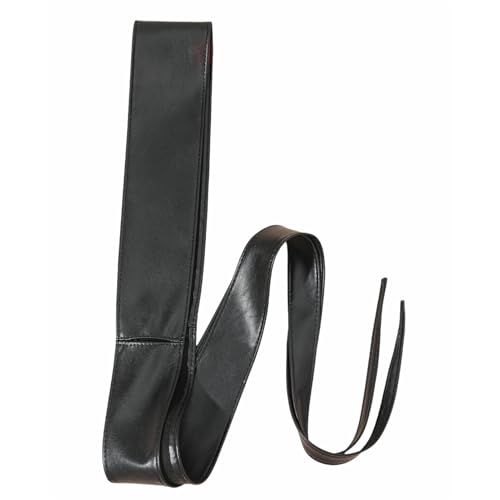 Women Leather Wrap Belt Obi Waist Fashion Tie Belt PU Belt for Dress Coat3