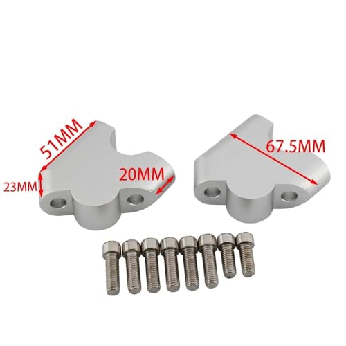 Extensión de manillar para rutas largas en motocicleta S1000XR de aluminio 4