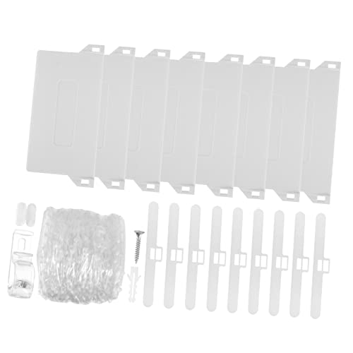 Cabilock 1set Vertical Curtain Accessories Blinds Replacement for Smooth Lightweight Design for Roller Blinds Home Decor Easy Storage Use