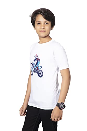 Image of Baba & Baby Half Sleeves Round Neck Cotton Printed t-Shirt for Boys