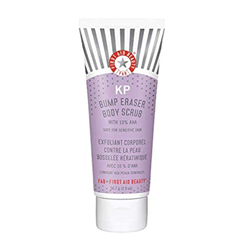 First Aid Beauty - KP Bump Eraser Body Scrub with 10% AHA, Keratosis Pilaris Skin Exfoliator with...