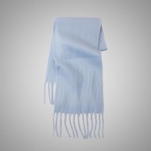 Womens Winter Scarf, Fashion Wool Feel Solid Scarfs for Women Pashmina Shawls and Wrap Long Blanket Scarf2