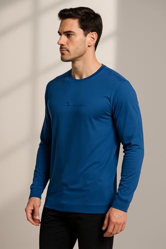 Image of Men's Crew Neck T-Shirt | Premium Polyester Fabric | Breathable, Lightweight, Stylish Activewear for Gym, Training & Casual Wear