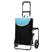 Produktbild Andersen Einkaufstrolley - klappbar - 44 Liter - Mit Klappsitz bis 120 kg - höhenverstellbar - belastbar 50 kg - Stahlgestell - Trolley - Komfort Shopper Lova blau