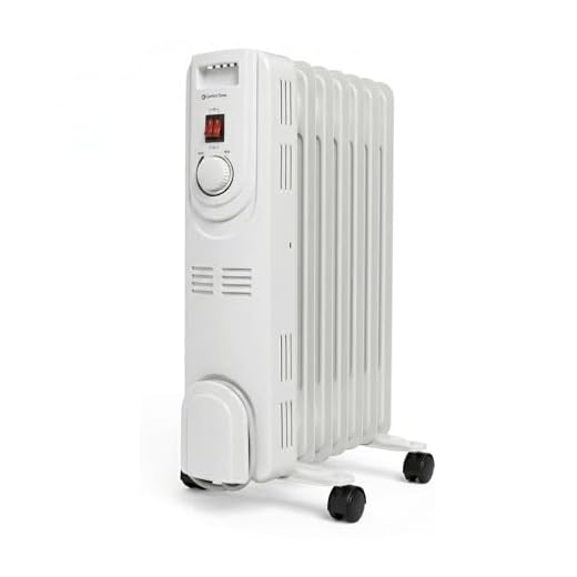 Comfort Zone Aquecedor de radiador elétrico com óleo CZ7007J com 3 ajustes de calor e operação silenciosa