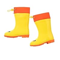 ENEN Rain Boots for Kids Girls and Boy, Rain Boots Toddler 1-9yrs Unisex Children Wellies Waterproof Non-Slip Rubber Gripped Sole for Spring Summer, School, Outdoors (7112 Yellow Duck,5)