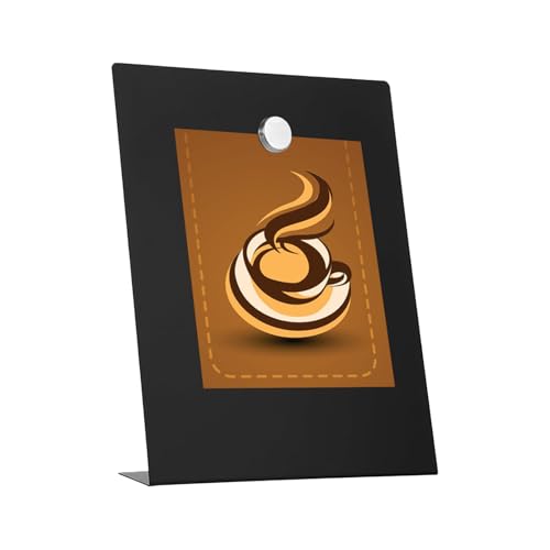 Bvizyelck Pizarra magnética de metal | Tablero de notas de metal de acero inoxidable, pizarra blanca vertical multifuncional para escritorio, reuniones, aula, hogar, lugar de trabajo, taller