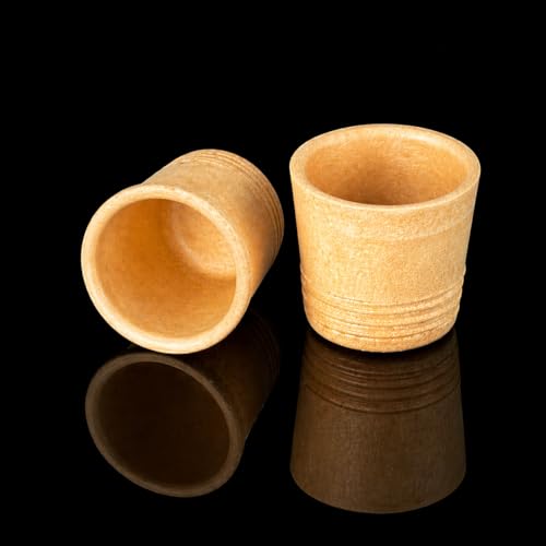 Cone Kings Essbare Portionsbecher Waffelbecher für Saucen Dips Muffins Buffets Mitbackbar Vielseitig Einsetzbar für Süße und Herzhafte Kreationen extra stabile Eiswaffeln 45x40mm 36 Stück