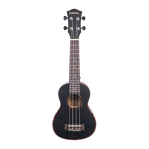 CASCHA Ukulélé noir soprano gaucher en acajou pour adultes et enfants – Avec 3 médiators et poche rembourrée – Ukulélé… - Les Beatles, Paul McCartney, John Lennon, RIngo Starr, George Harrison CASCHA Ukulélé noir soprano gaucher en acajou pour adultes et enfants - Avec 3 médiators et poche rembourrée - Ukulélé… – Image 3