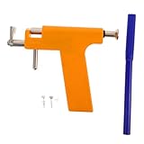 WOONEKY 12 Pares Kit de Piercing Corporal de Acero Inoxidable para Oreja Nariz y Ombligo Pendientes y Herramienta de Perforación Segura para Mujeres y Hombres Uso Profesional y Doméstico