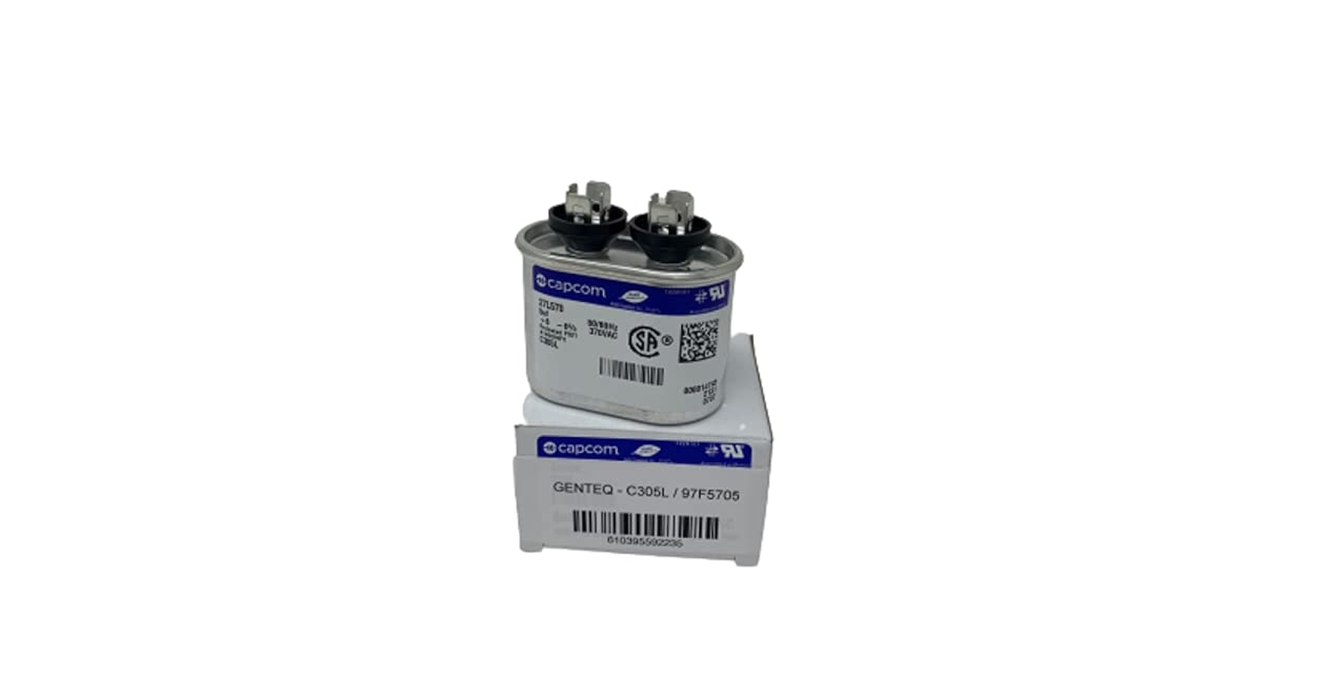 Genteq GENTEQ - C305L / 27L570 GE Capacitor Oval 5 uf MFD
