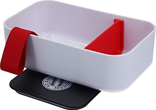 Preisvergleich Produktbild FC Bayern München Brotdose schwarz-weiß