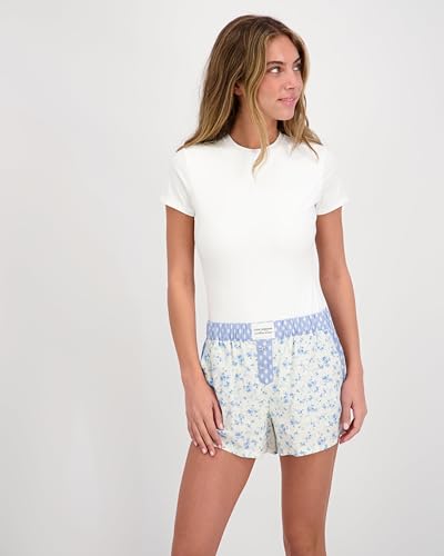 Image of Lucky Brand Women's Pajama Bottoms - Ultra-Soft 2 Pack Sleep and Lounge Sweat Shorts, Cortos de Pijama para Mujer
