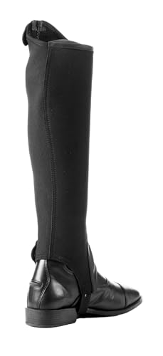 Equinavia Fia Womens Classic Equestrian Leather Half Chaps | Comfortable & Durable Grip2