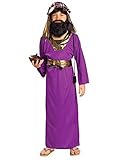 Rubies Child's Forum Biblical Times Wise Man Costume, Purple, Medium