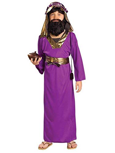 Rubies Child's Forum Biblical Times Wise Man Costume, Purple, Medium