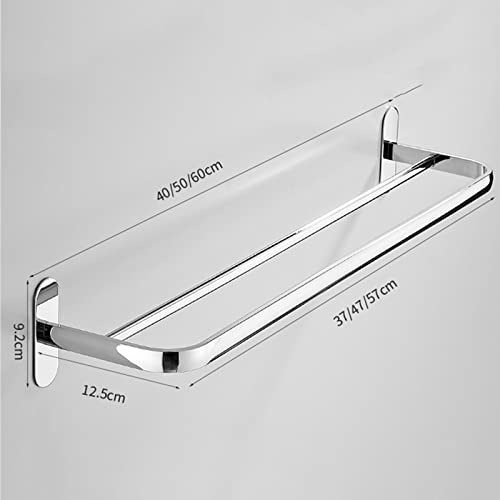 Porte-serviette acier inoxydable mural support serviette sans perçage LWX - 5