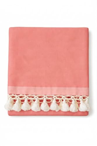 Image of Soft Dull Cotton Bhagalpuri Chadar for Summer | Lightweight and Breathable Chadar for Sleeping | Odhne Wali Chadar for All Season Use Blanket (Orange)