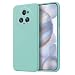 Produktbild HONLEN Hülle für Honor Magic5 Pro 5G Schutzhülle Case, 6.81" Inches Liquid TPU Silicone Handyhülle mit Fallschutz Silikon Cover Helles Cyan