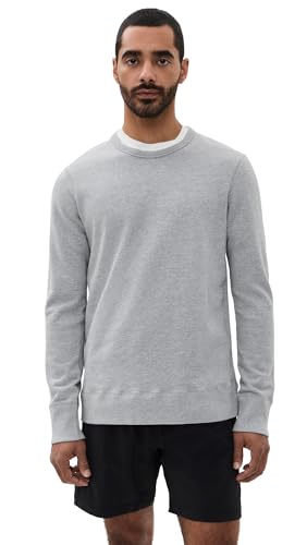 Men's Mid-Weight Terry Slim Crew Neck