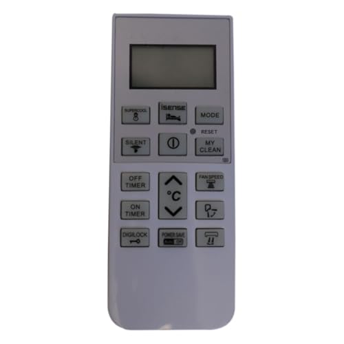 Image of Upix AC Remote No. 168 with Supercool Function (No Backlight), Compatible /Replacement for Hitachi AC Remote Control (Exactly Same Remote Will Only Work)