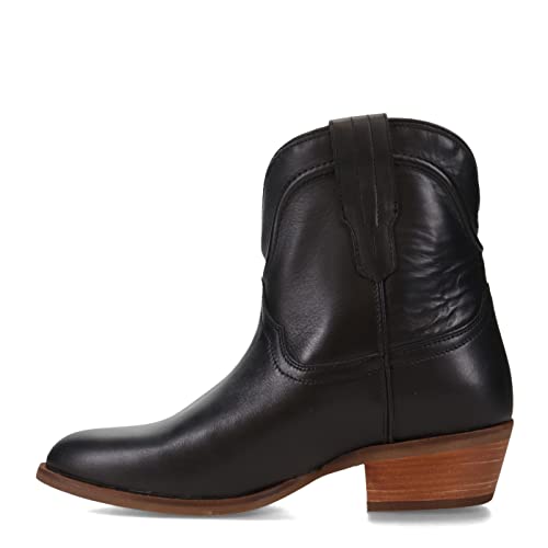 Dingo Womens Seguaro Round Toe Pull On Casual Boots Ankle Low Heel 1-2" - White4