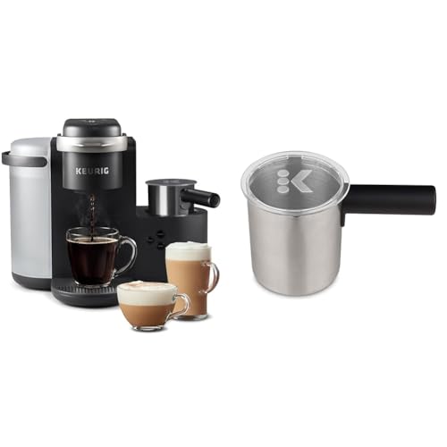 Keurig K-Cafe Single Serve K-Cup Coffee, Latte and Cappuccino Maker, Dark Charcoal & Works Non-Dairy Milk, Hot and Cold Frothing, Compatible K-Café Coffee Makers Only,34 ounce, Charcoal Frother Keurig K-Cafe Single Serve K-Cup Coffee, Latte and Cappuccino Maker, Dark Charcoal & Works Non-Dairy Milk, Hot and Cold Frothing, Compatible K-Café Coffee Makers Only,34 ounce, Charcoal Frother