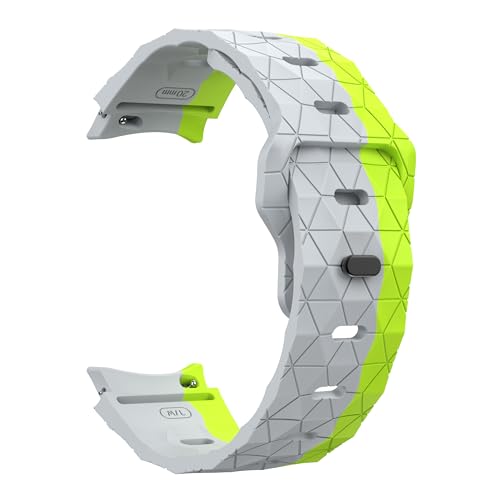 Image of WRIGSS Silicone Strap Compatible with Samsung Galaxy Watch 7 6 5 4 FE - No Gap Football Texture Band, Soft & Durable Replacement Wristband for 40mm 44mm Standard & Classic Models - Men & Women