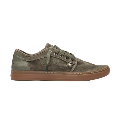 Satorisan   Heisei Suede   Zapatillas Casual para Hombre y Mujer   Sneakers Urbanas Cuero Respetuosas, Cómodas y Duraderas   Color Deep Khaki/Gr   Talla 47