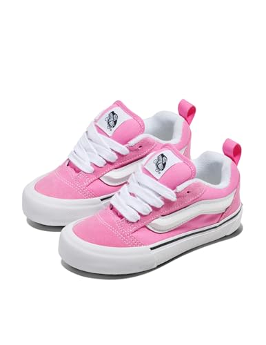 Image of Vans Kids' Knu Skool Shoe - '90s Retro Puffy Fashion Sneakers for Boys & Girls