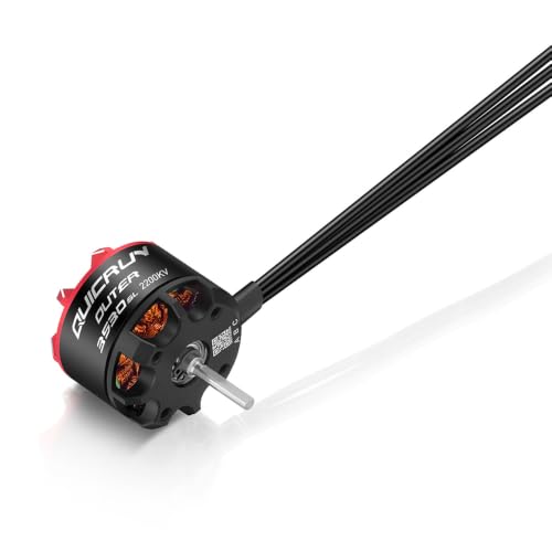 HOBBYWING QuicRUN アウターセンサーレスブラシレスモーター【1/10,1/12用】 (3530-2200KV)