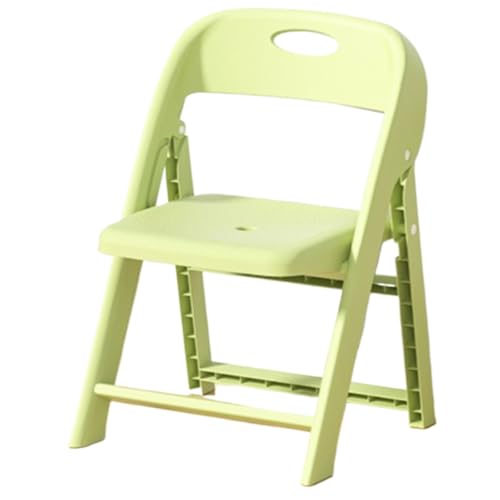 Figoday子供用折りたたみ椅子 子供いす 椅子 背もたれ付きミニチェアポータブルベビースツール 家庭用収納可能スツール屋外キャンプチェア安全で環境に優しい素材軽量で持ち運びが簡単 (薄緑,小さい)