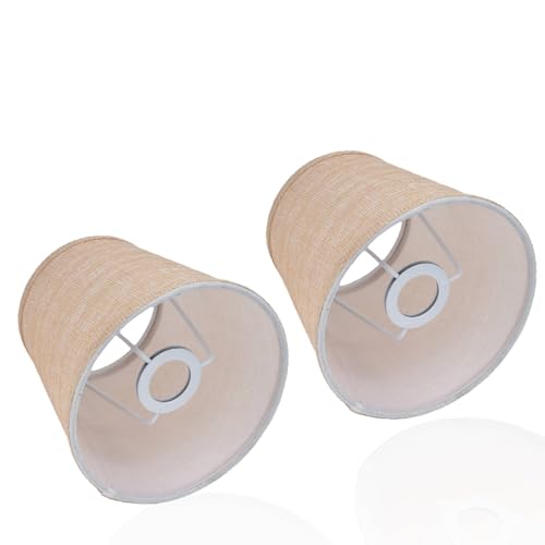 2 Piezas Pantalla Lampara Mesa, Pantallas De Lámparas Modernas Para Mesa Y Pie, Repuesto De Lámparas Para Candelabro,lámpara De Pared Vertical,Lámpara De Mesa Pequeña,Lámpara De Vela