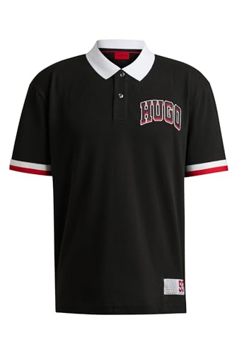 Polo en piqué de coton HUGO haut de gamme finitions premium