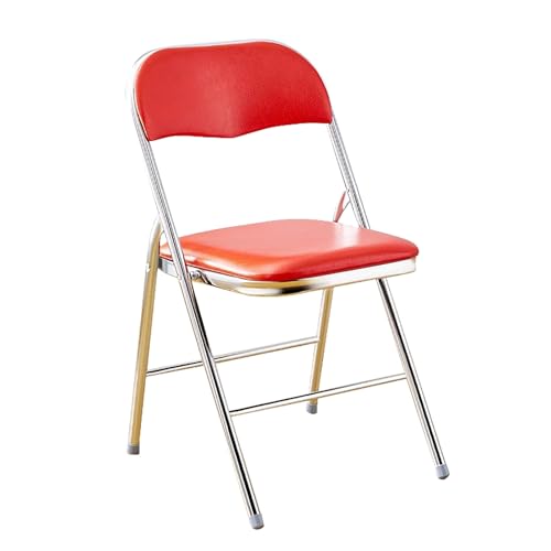 Chaise pliante en cuir PU au design élégant et finitions haut de gamme